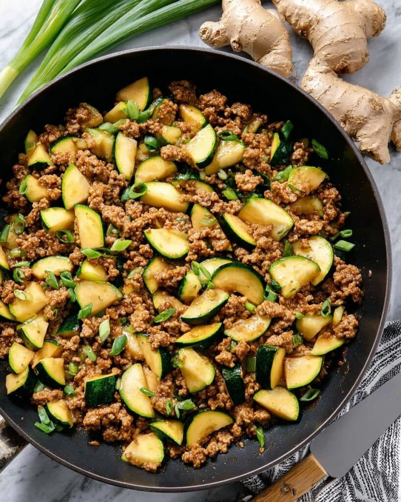 Ground Turkey Zucchini Skillet Recipe