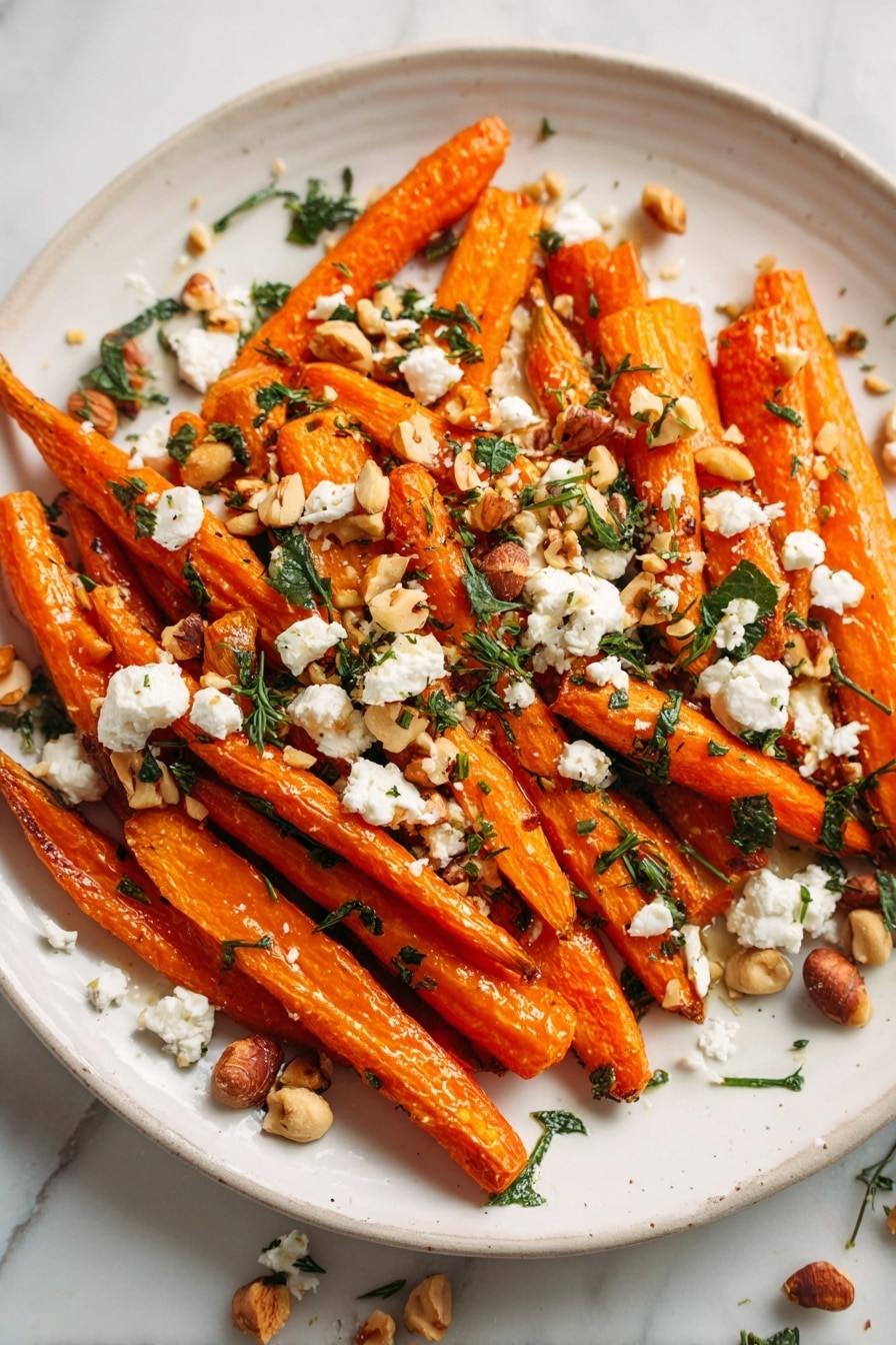 Maple Roasted Carrots with Hazelnuts & Goat Cheese Recipe - Recipe Step