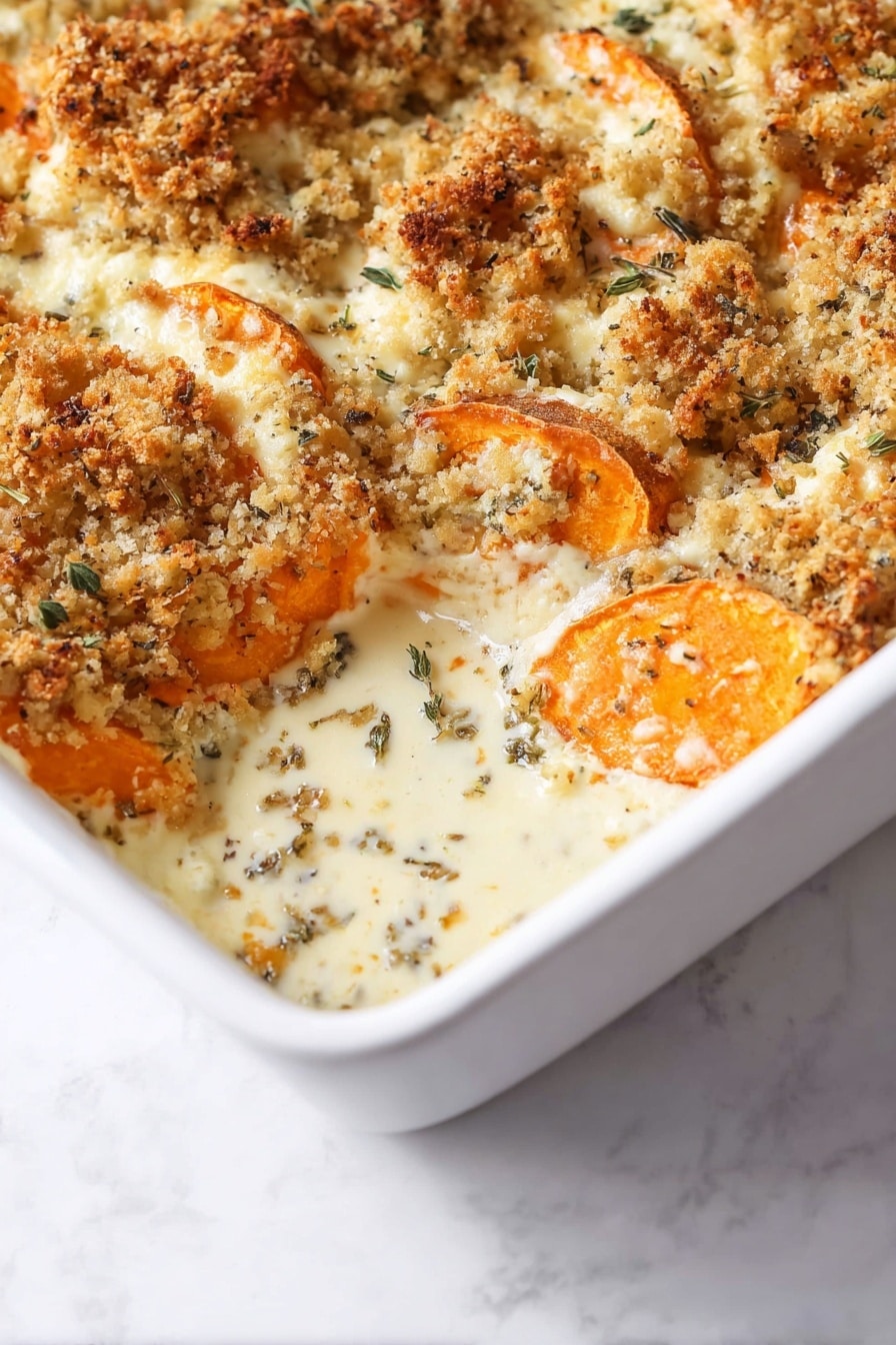Asiago and Nutmeg Scalloped Potatoes Recipe