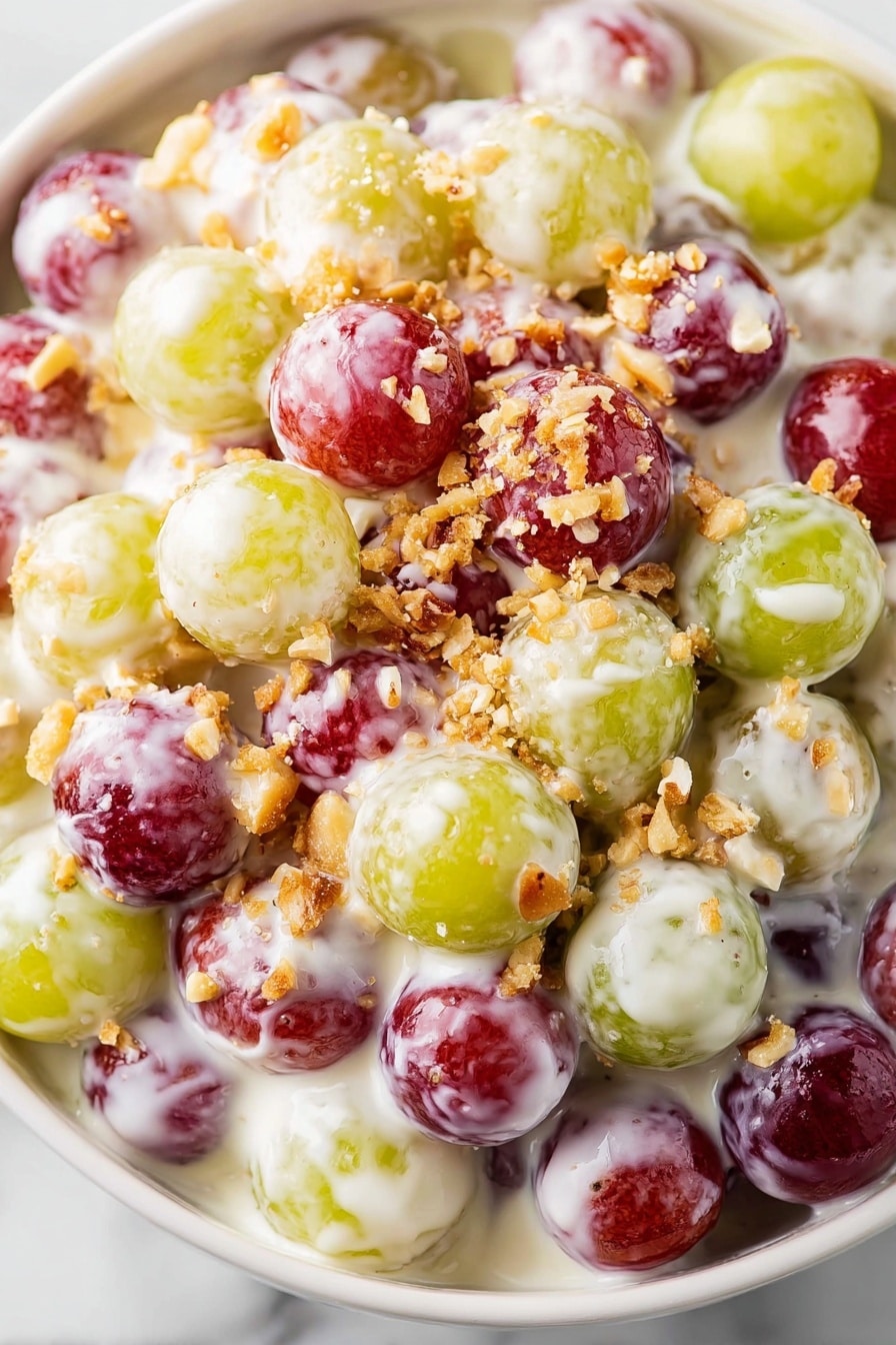 Cream Cheese Grape Salad Recipe - Recipe Step