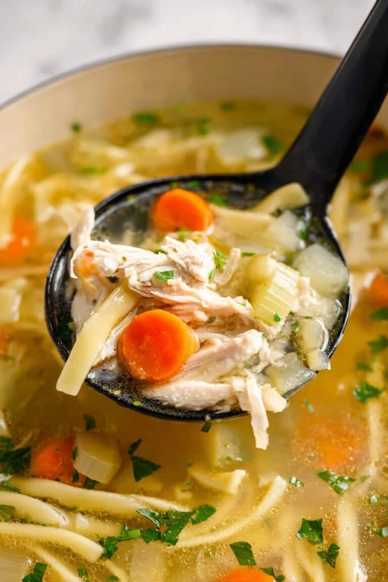 Healthy Chicken Noodle Soup Recipe