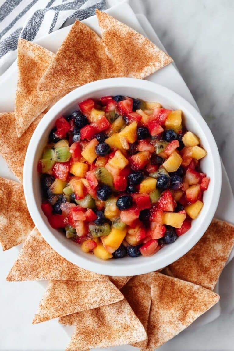 Fruit Salsa with Cinnamon Chips Recipe