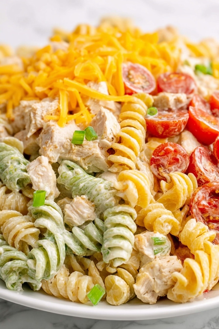 Chicken Bacon Ranch Pasta Salad Recipe - Recipe Step