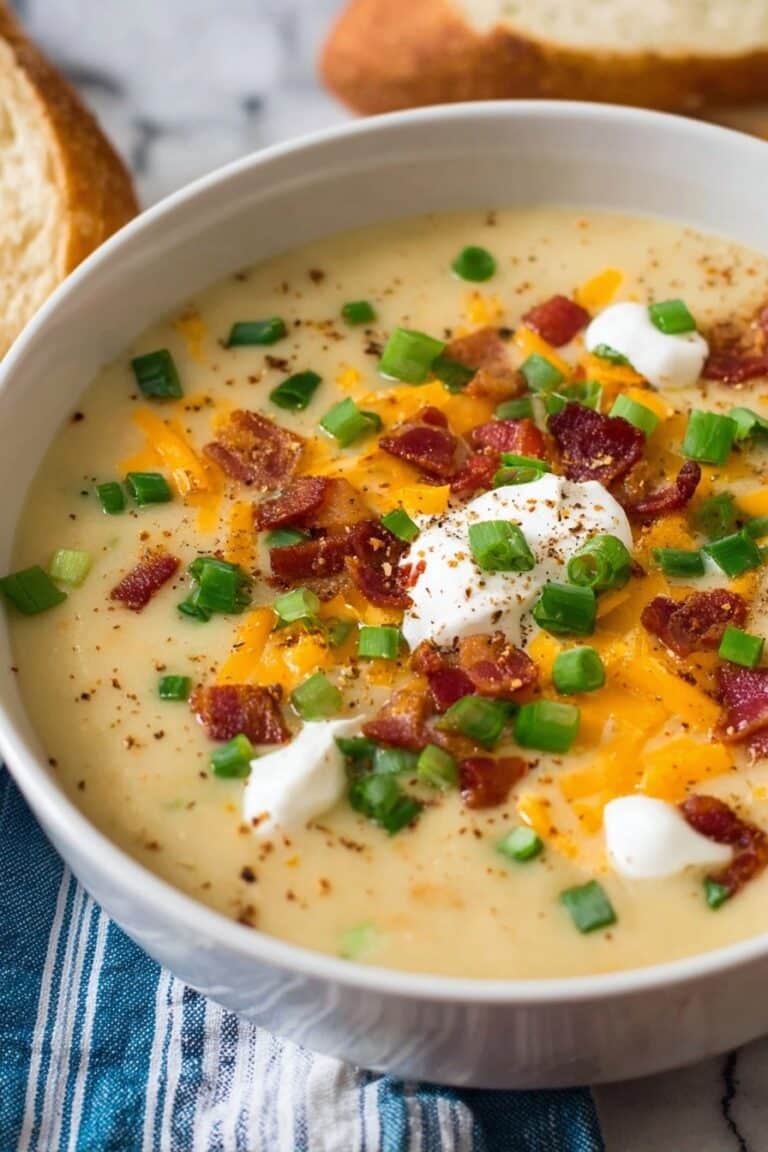 Creamy Potato Soup with Bacon Recipe