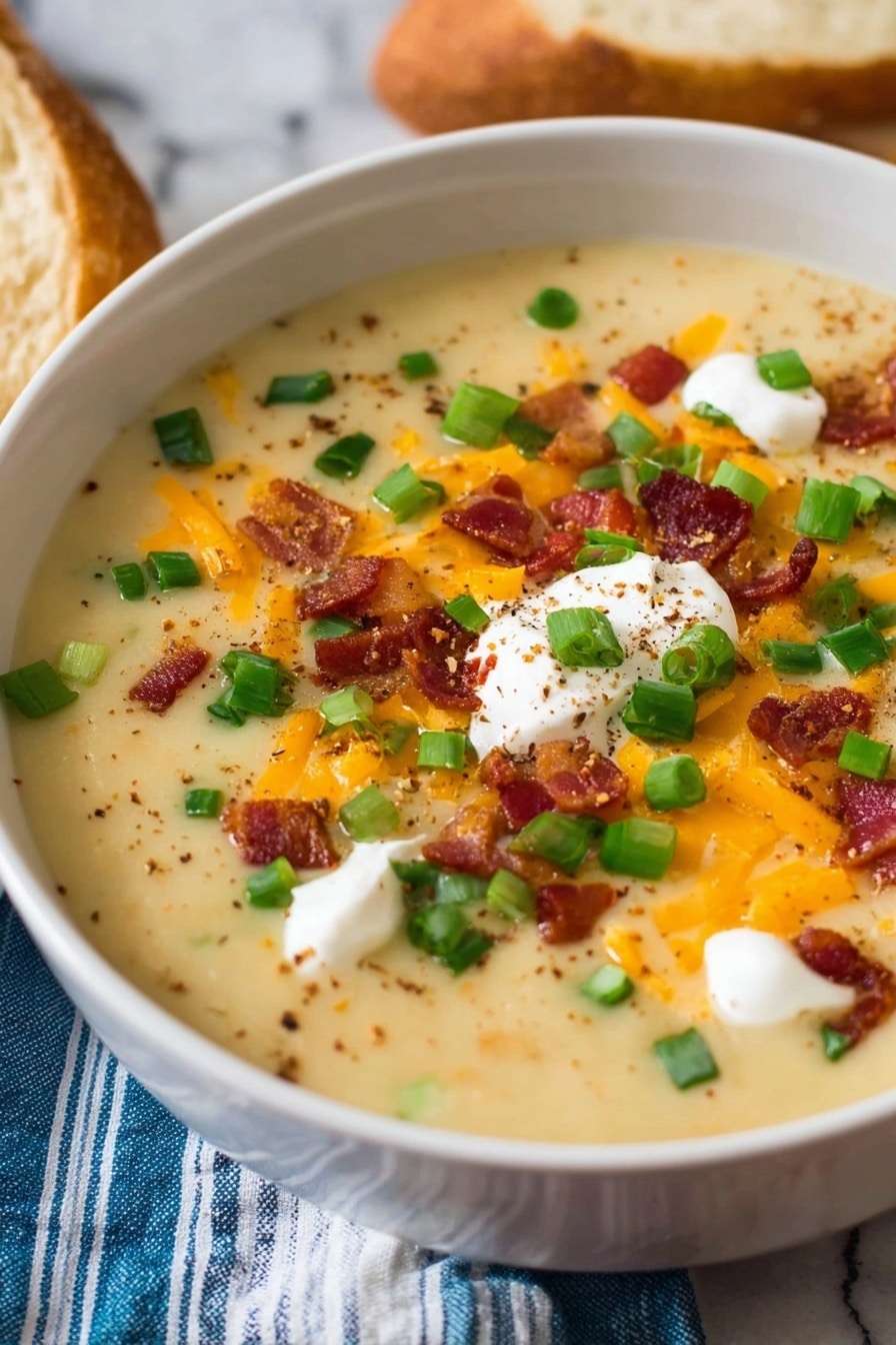 Creamy Potato Soup with Bacon Recipe