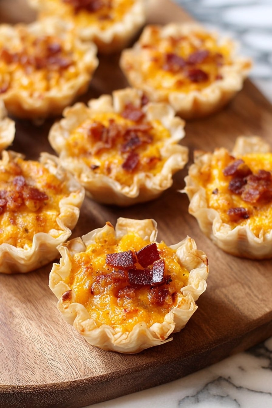Bacon Pimento Cheese Bites Recipe - Serving Suggestion
