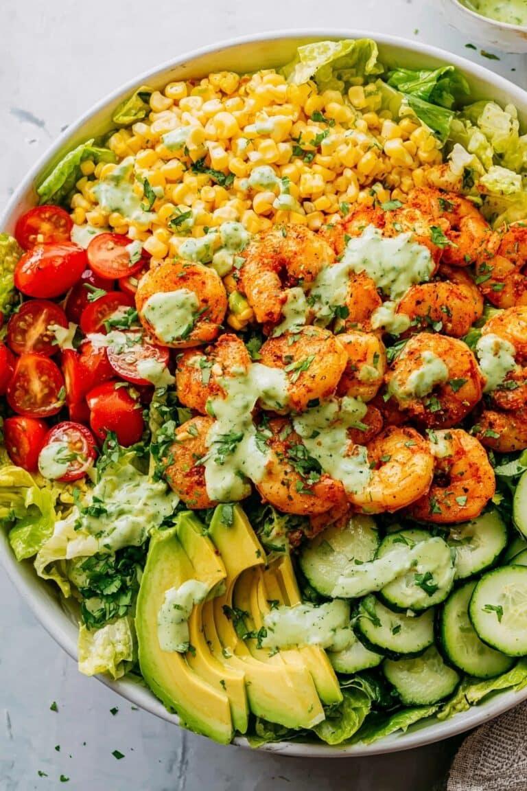 Blackened Shrimp Corn Salad Recipe