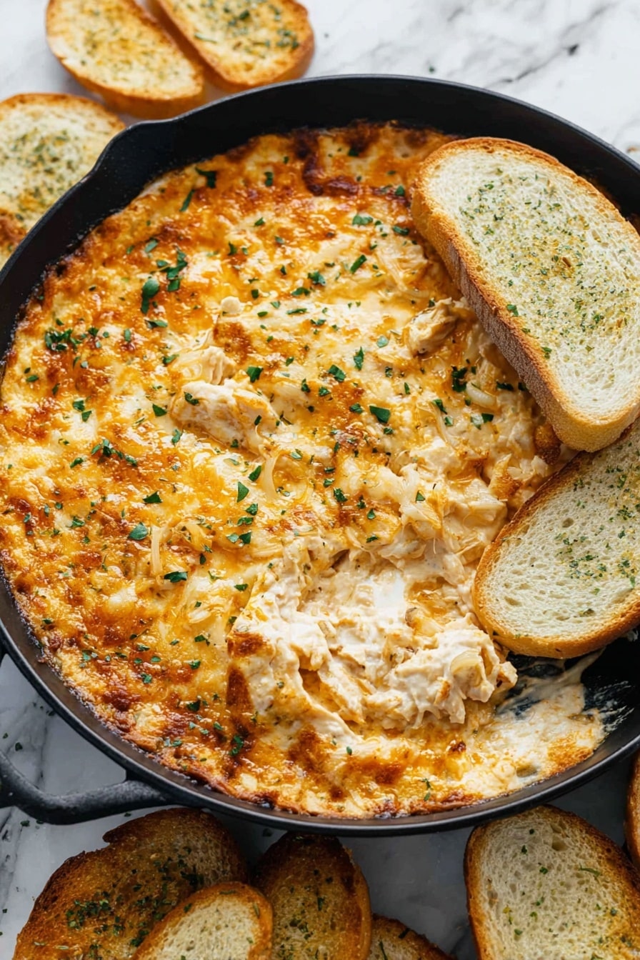 Cheddar Smoked Gouda Onion Dip Recipe - Recipe Step