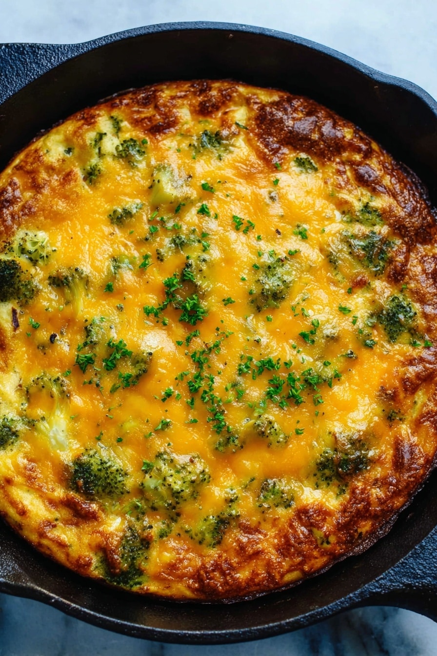 Broccoli Cheese Frittata Recipe - Recipe Step
