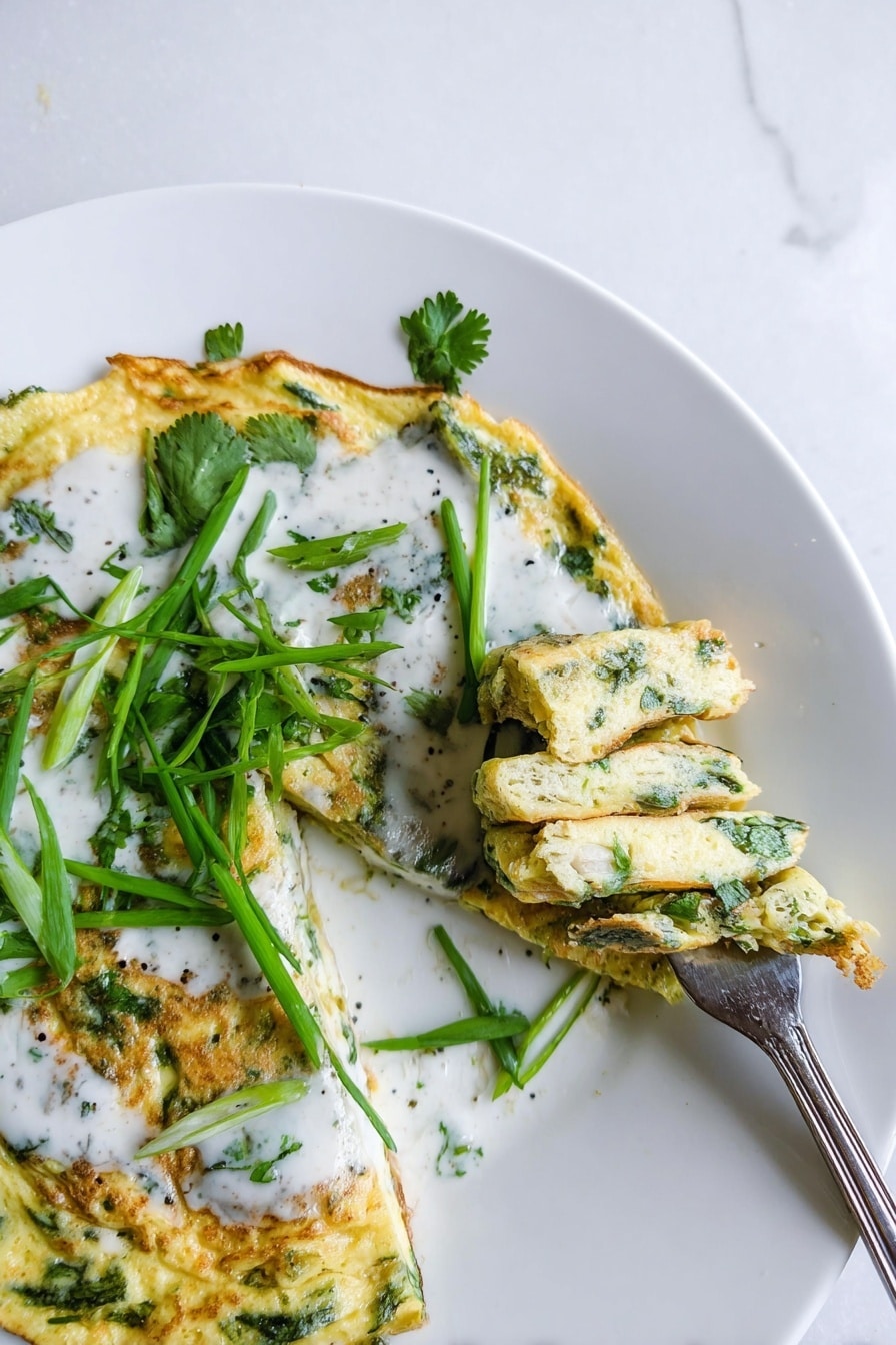 Herb Lebanese Omelet with Labneh Recipe - Recipe Step