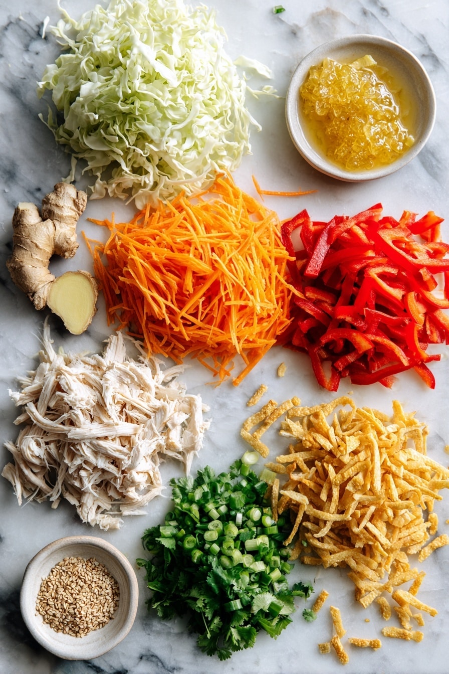 Crunchy Thai Chicken Salad Recipe - Ingredients