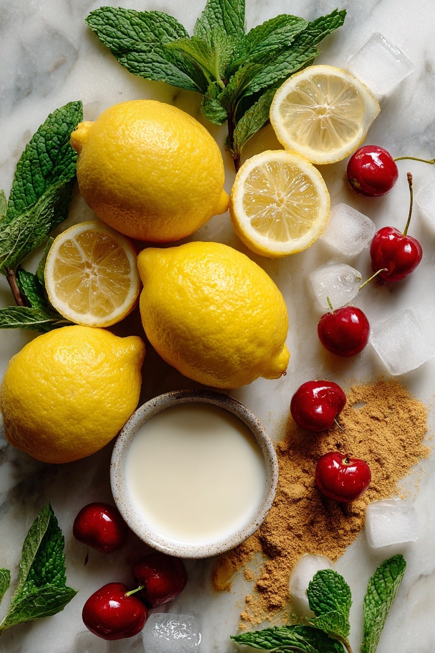 Frozen Lemonade with Coconut Milk Recipe - Ingredients