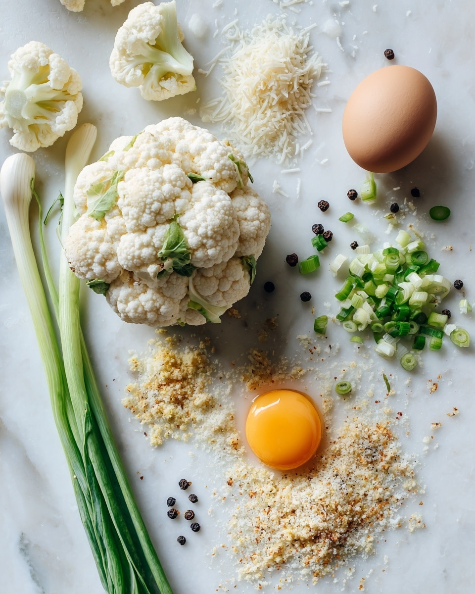 Cauliflower Fritters Recipe - Ingredients