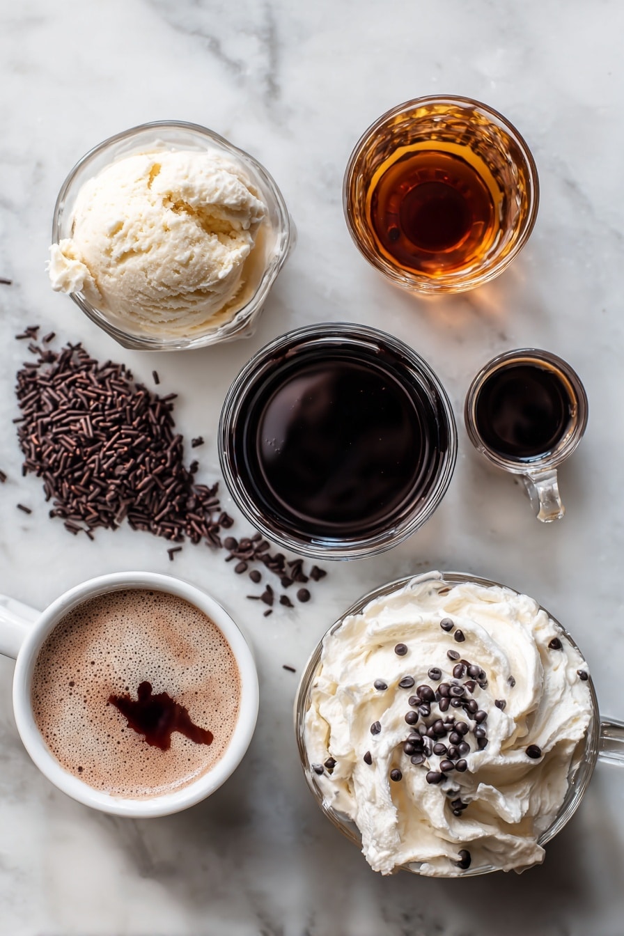 Dirty Snowman Hot Chocolate with Kahlua Recipe - Ingredients