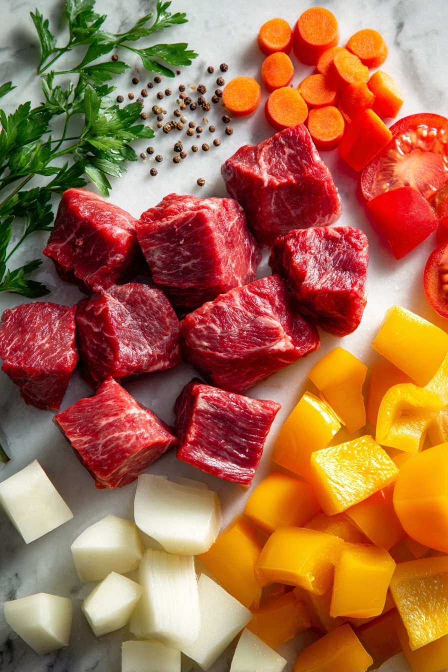 Hearty Hungarian Beef Goulash Recipe - Ingredients