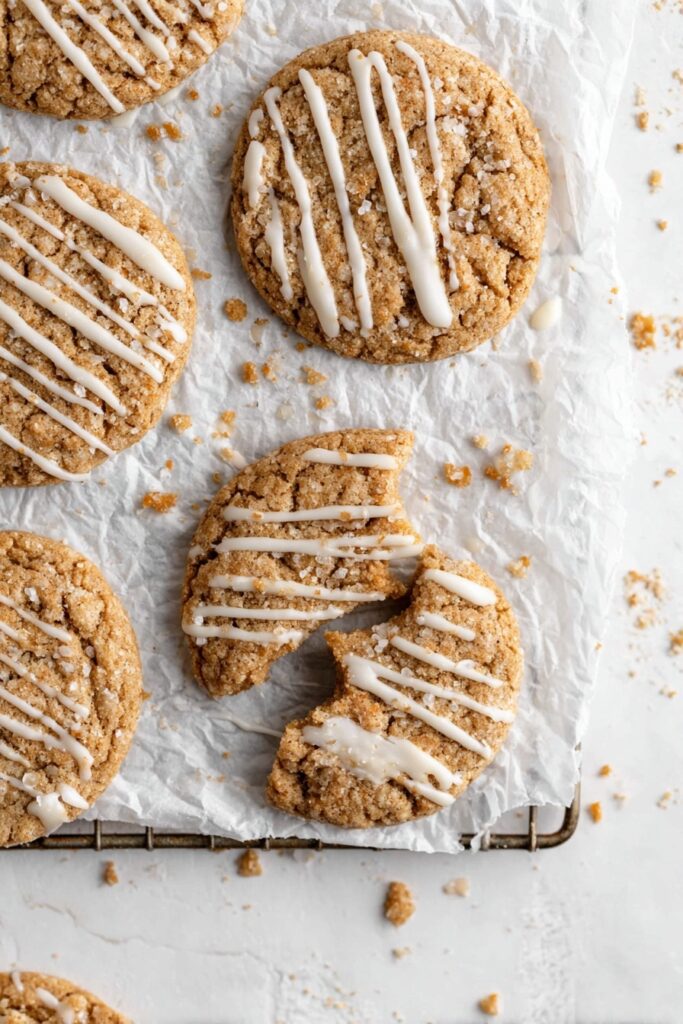 Eggnog Cookies with Nutmeg Glaze Recipe
