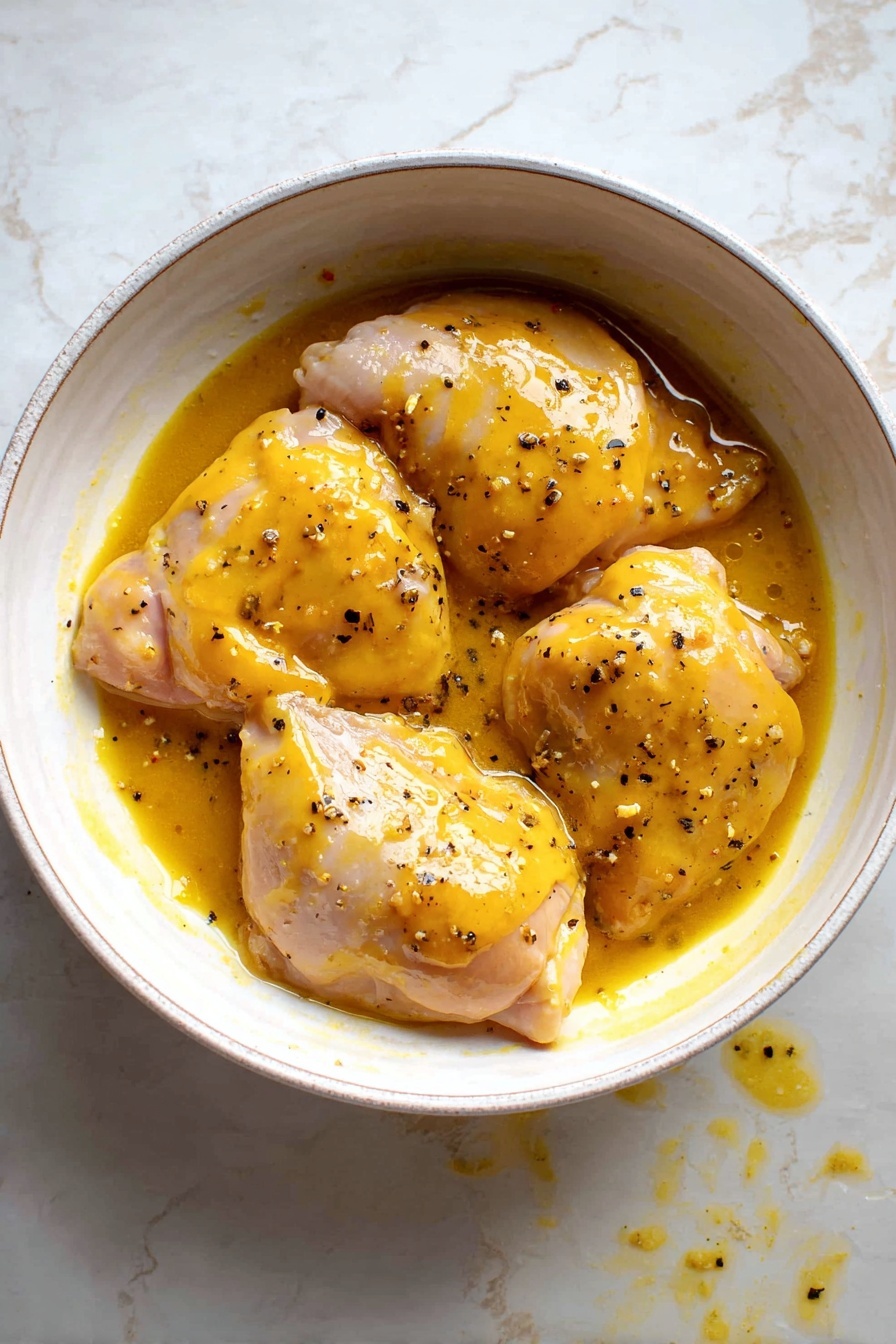 Grilled Honey Mustard Chicken and Broccoli, honey mustard chicken, grilled chicken with broccoli, healthy grilled chicken recipes, quick dinner ideas - A white plate holds five pieces of grilled chicken with dark grill marks and glazed light brown skin, sprinkled with small green chive pieces. On one side of the plate is a heap of bright green broccoli with crisped, slightly charred edges and a rough texture. The plate rests on a surface with a white marbled texture, and in the upper right, there is a small clear glass bowl with a golden-yellow sauce garnished with herbs. In the bottom left corner, a small white bowl contains plain white rice. Photo taken with an iphone --ar 2:3 --v 7
