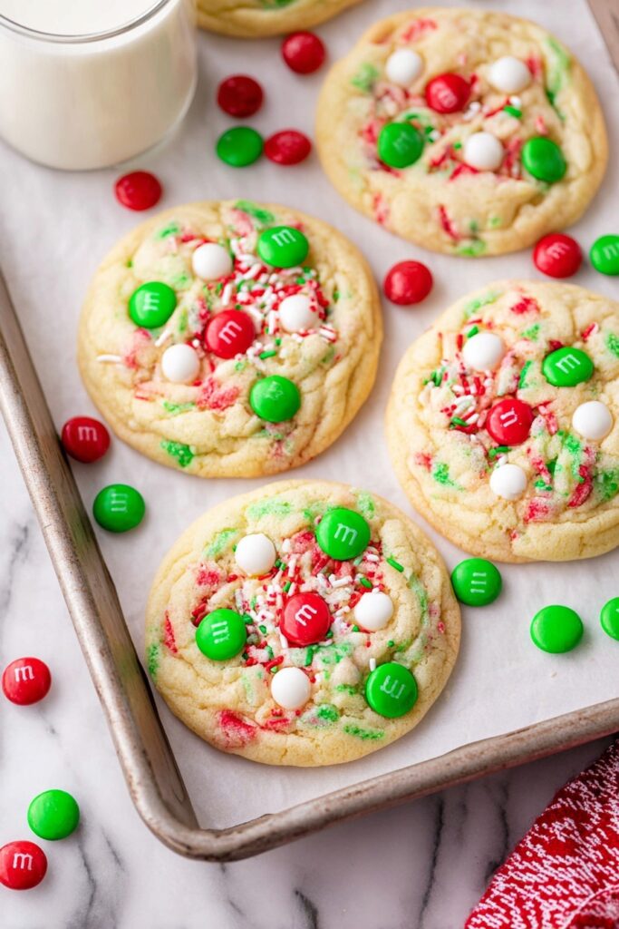 Festive White Cake Mix Cookies Recipe