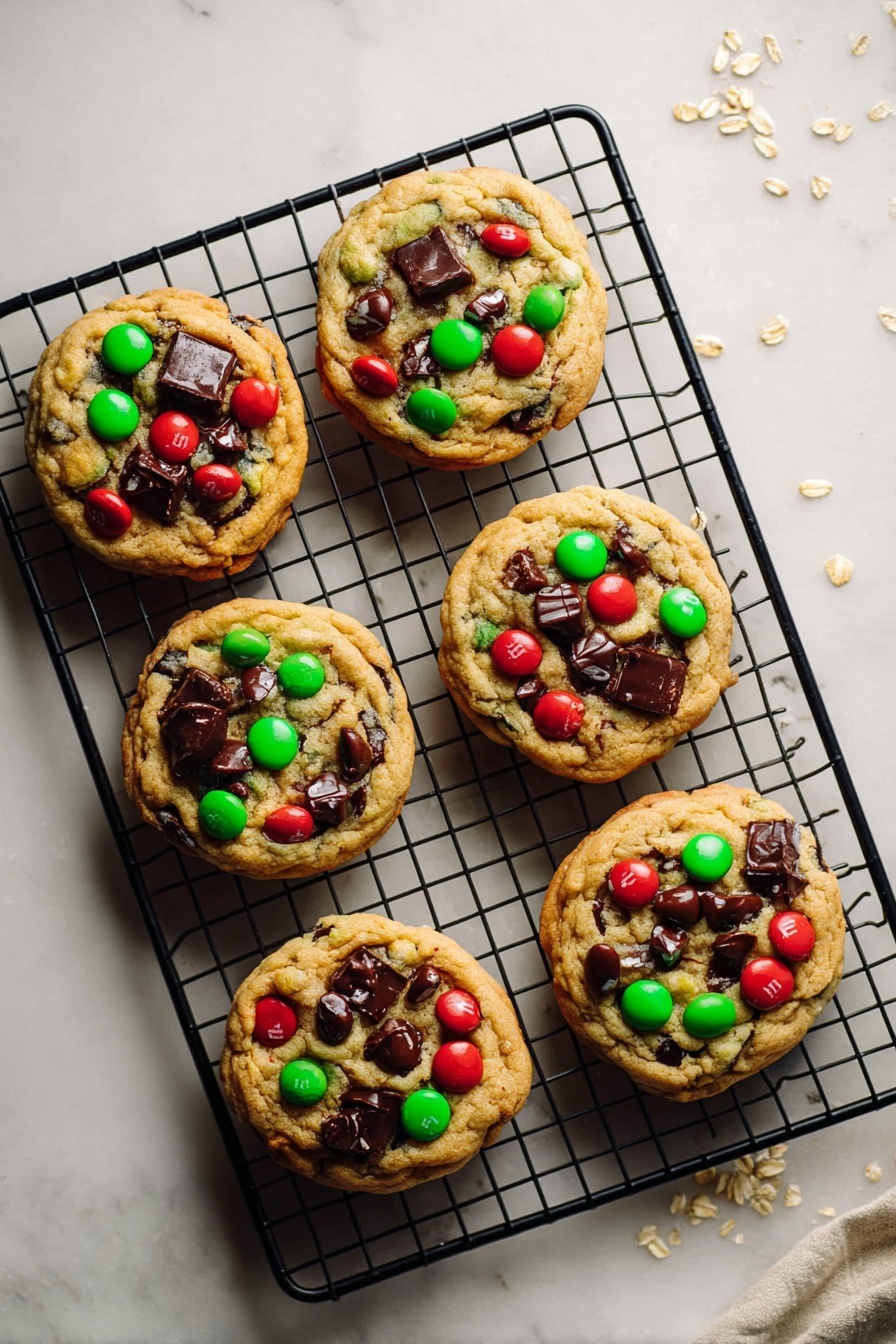 Christmas M&M Cookies Recipe - Serving Suggestion