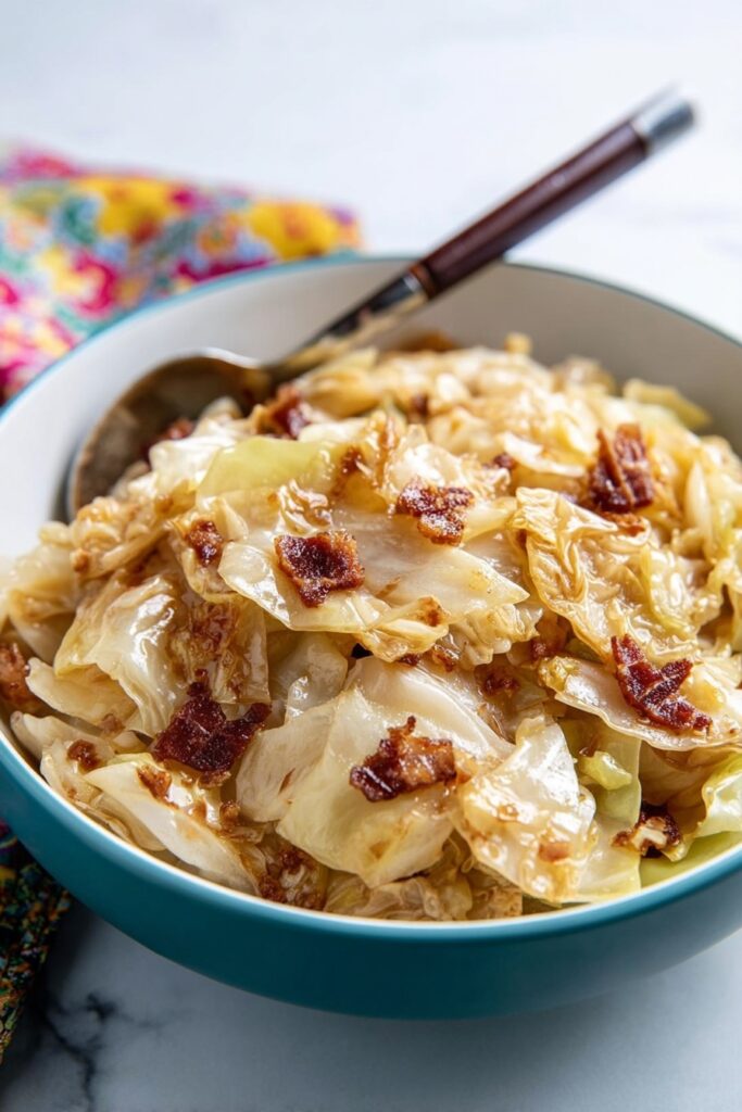 Slow Cooker Cabbage with Bacon Recipe