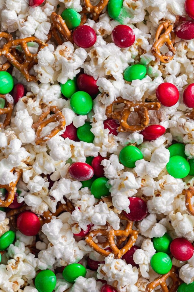 Christmas Crunch Popcorn Recipe