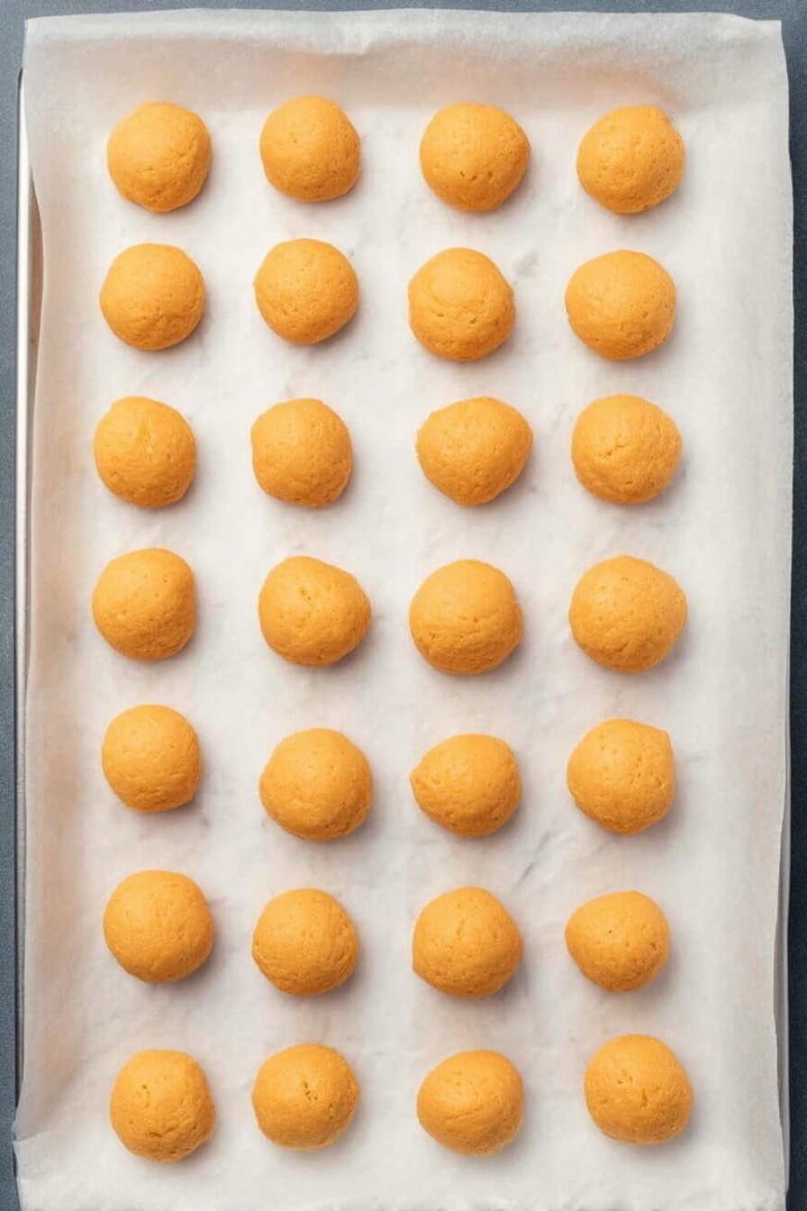 Chocolate Peanut Butter Balls, no-bake treat, easy chocolate peanut butter snacks, homemade dessert recipes, quick holiday treats - The image shows a stack of three round chocolate balls placed one on top of the other on a white marbled surface. Each chocolate ball has a smooth, shiny dark brown texture with tiny colorful round sprinkles scattered on top and around the bottom edges. The sprinkles are in bright colors like red, blue, green, yellow, white, orange, and purple, adding a playful look to the otherwise smooth chocolate. The base of the bottom chocolate ball appears slightly spread out, showing a thicker layer of chocolate. The background is plain and softly blurred, keeping the focus on the stacked chocolate balls. Photo taken with an iphone --ar 2:3 --v 7