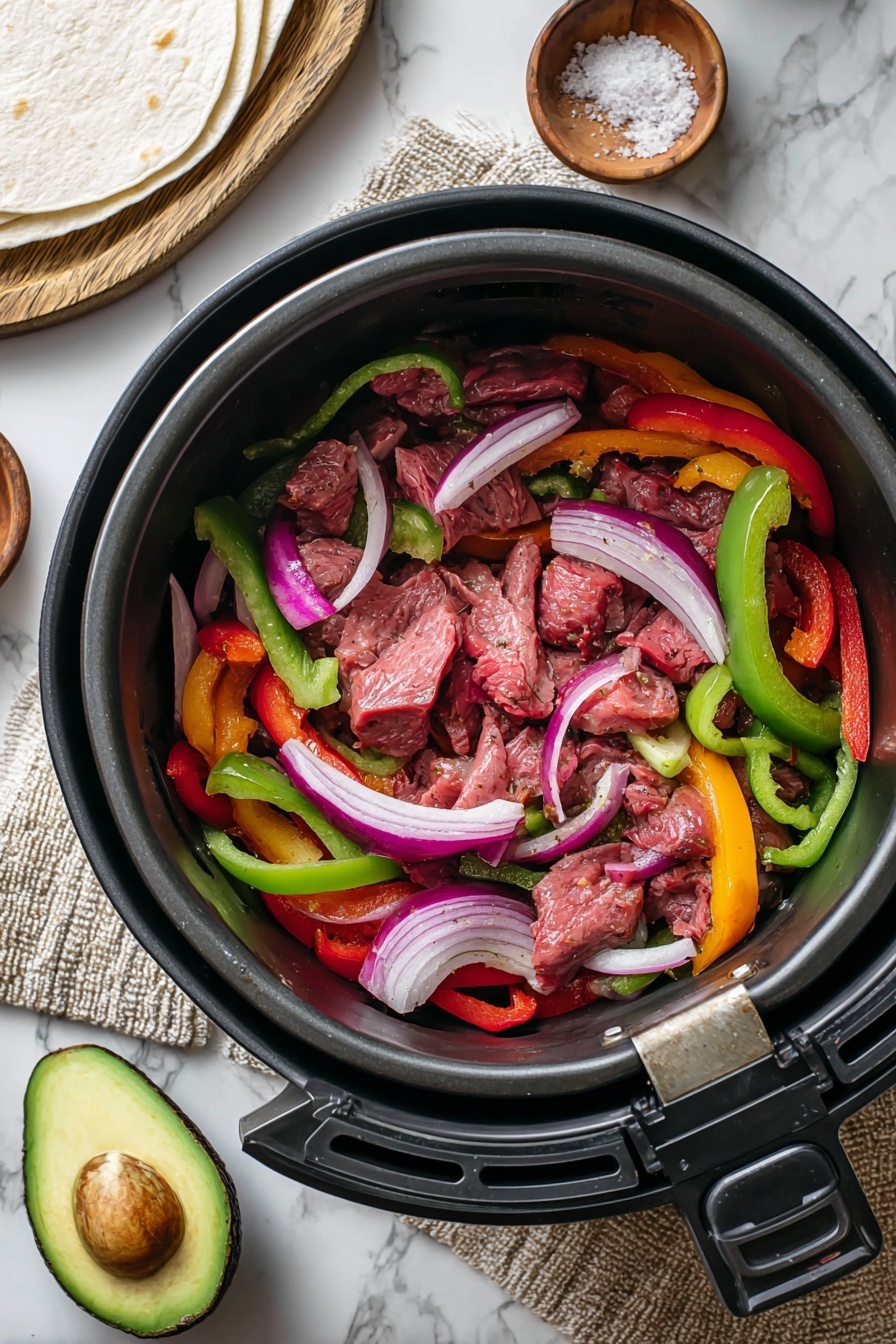 Air Fryer Steak Fajitas Recipe - Recipe Step
