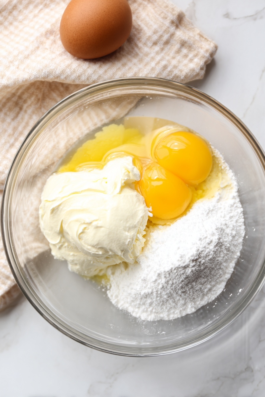 Cream Cheese Cake Bar Recipe - Step by Step Instructions