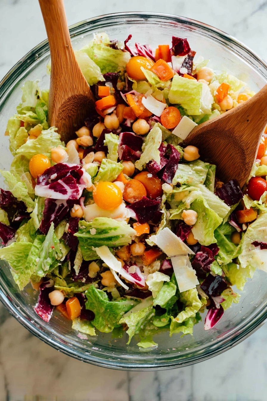 Vegetarian Italian Chopped Salad Recipe