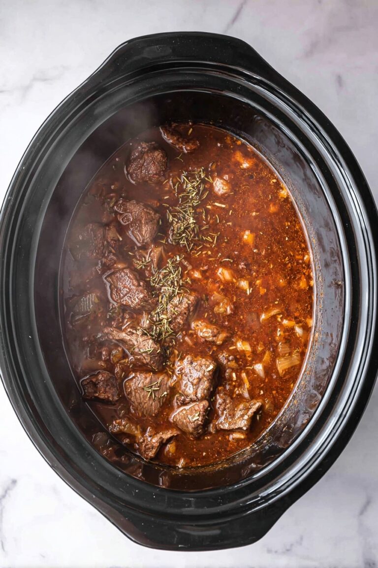 Slow Cooker Beef Tips with Gravy Recipe