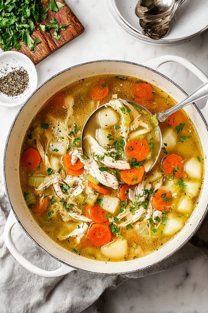 Healthy Chicken Vegetable Soup Recipe