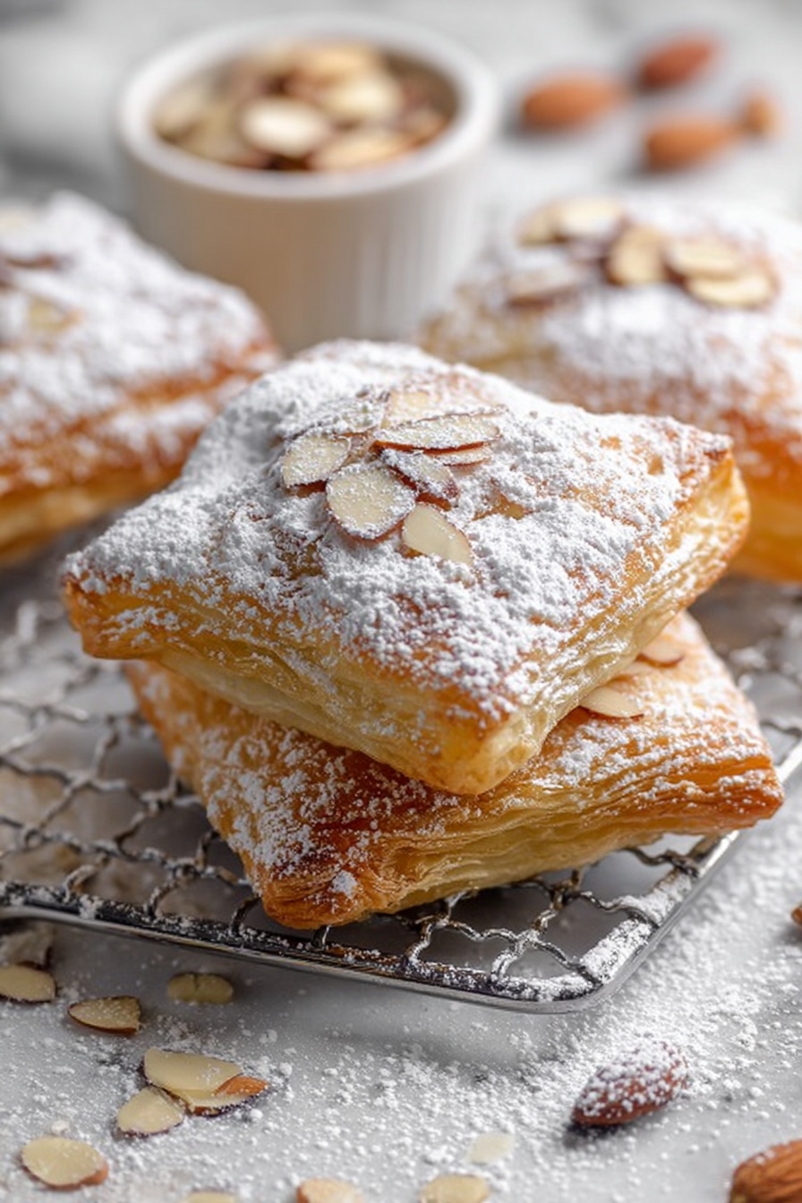 Almond Puff Pastry Bites Recipe - Recipe Image