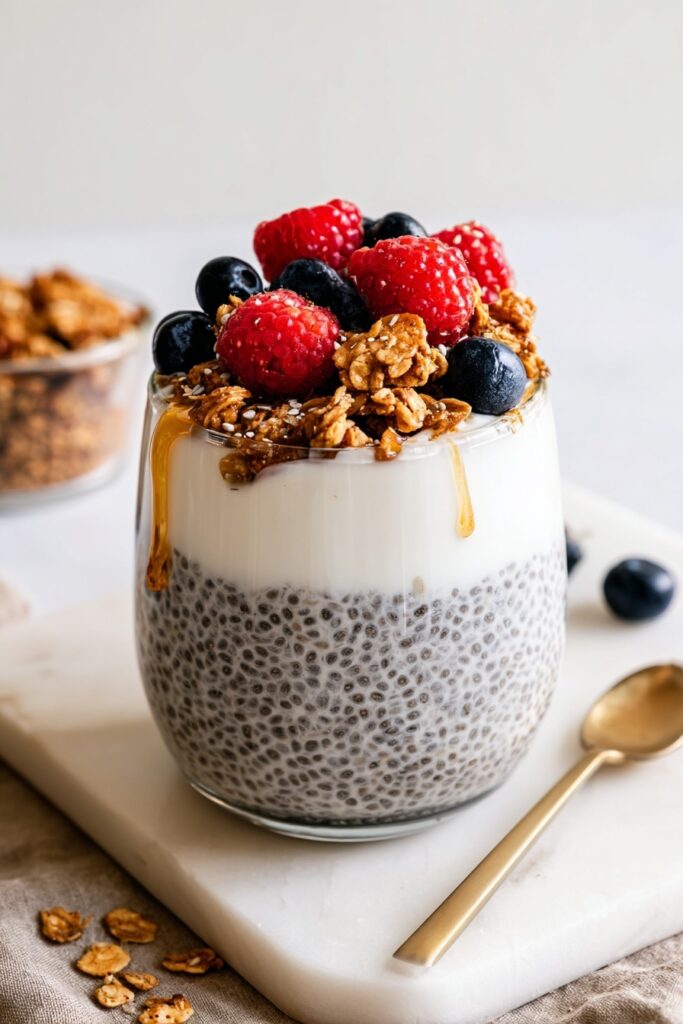 Protein Chia Pudding for Breakfast Recipe