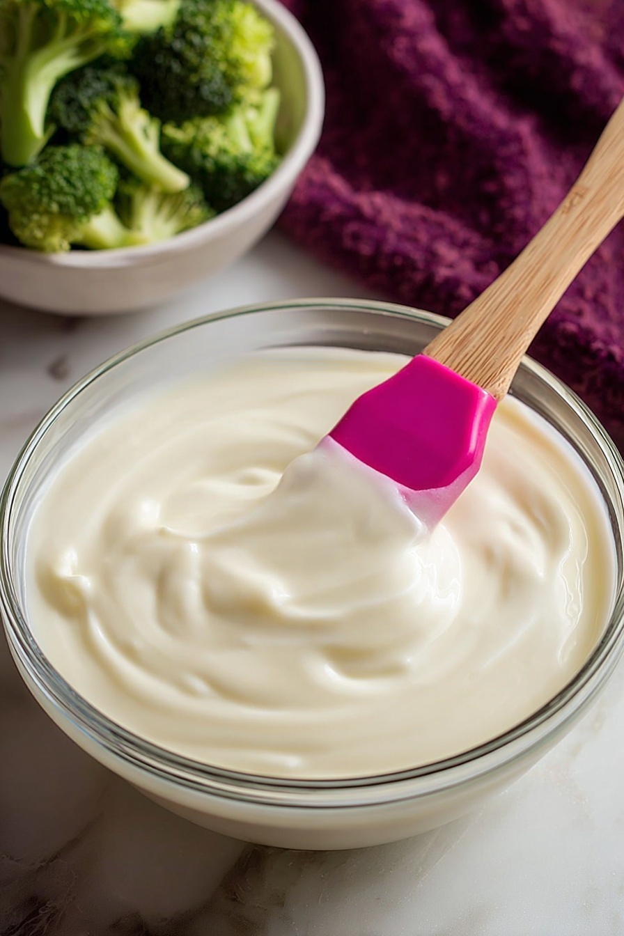 Broccoli Cauliflower Salad with Greek Yogurt Dressing Recipe - Step by Step Instructions