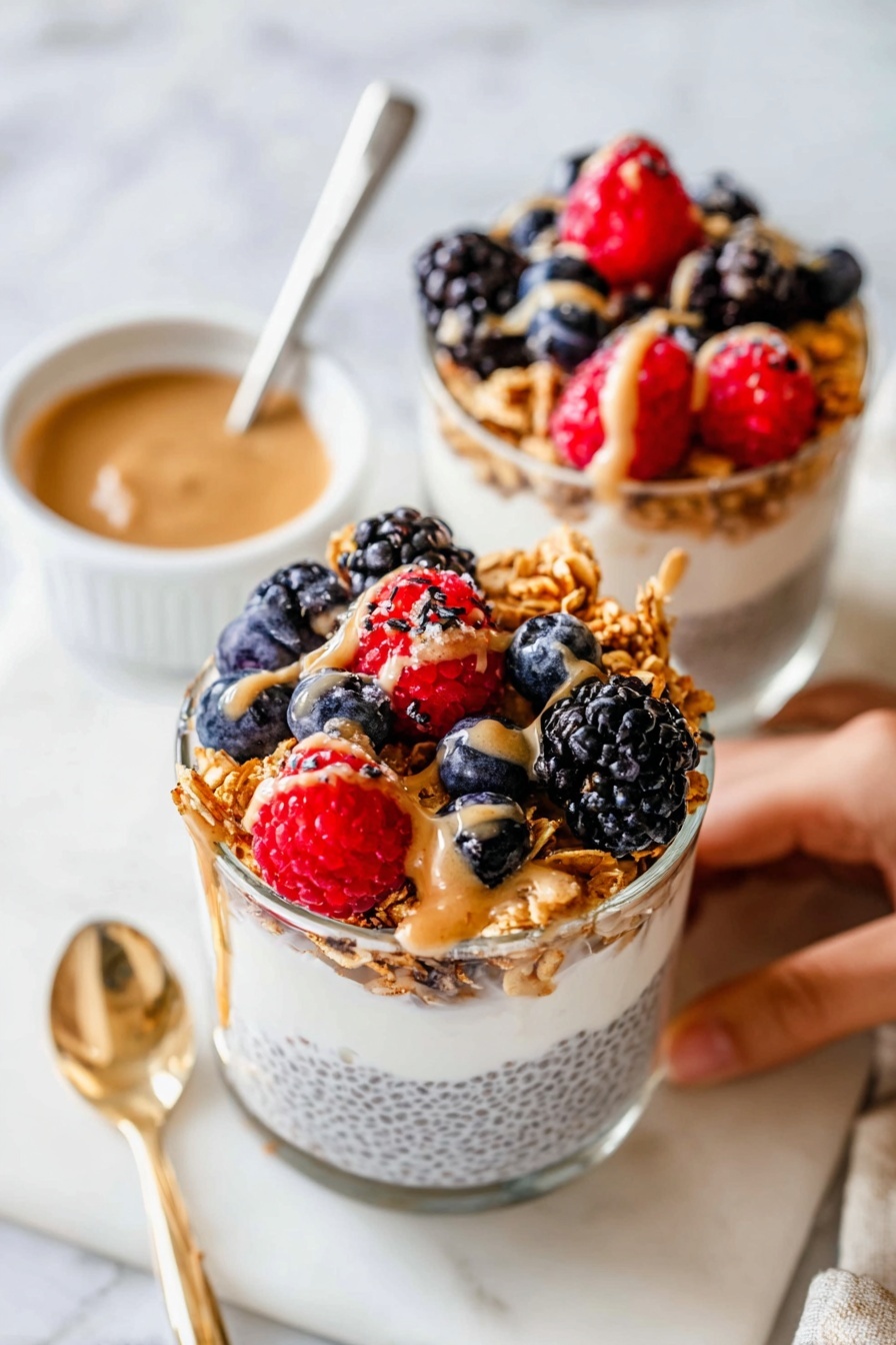 Protein Chia Pudding for Breakfast Recipe - Serving Suggestion