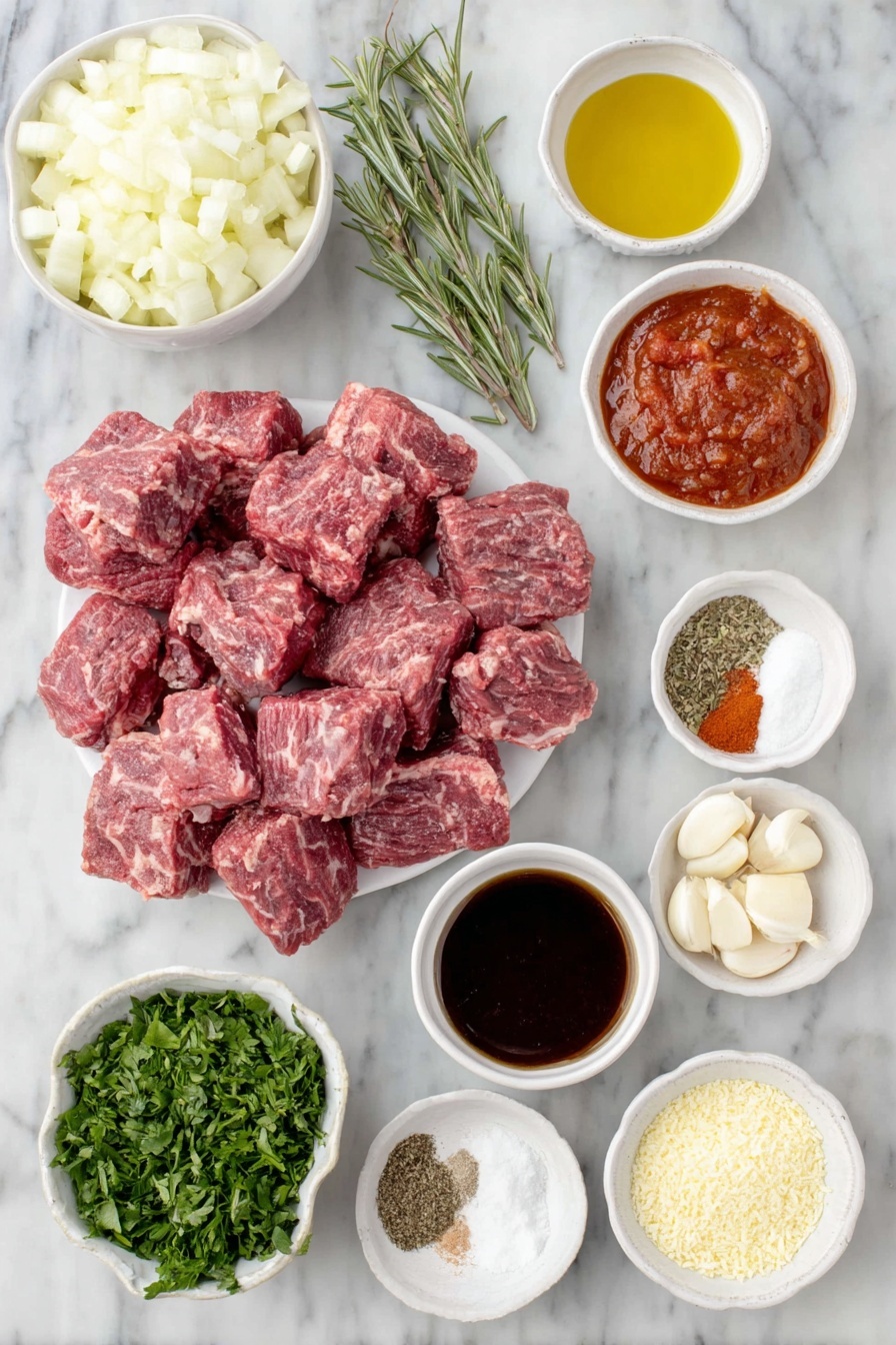 Slow Cooker Beef Tips with Gravy Recipe - Ingredients