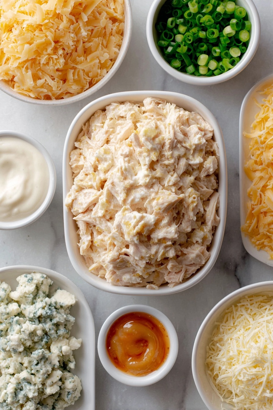 Crockpot Buffalo Chicken Dip Recipe - Ingredients