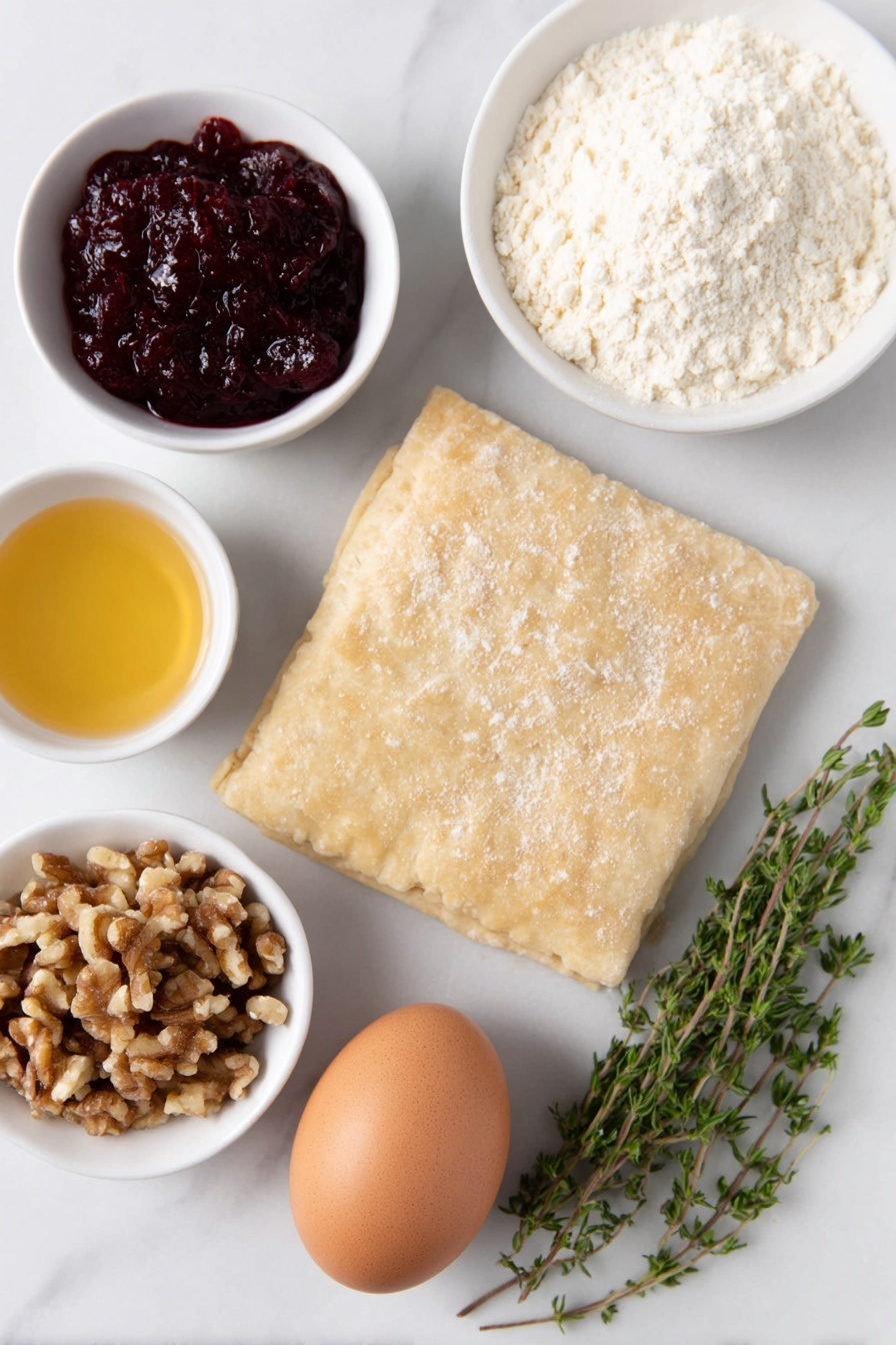 Baked Brie in Puff Pastry Recipe - Ingredients