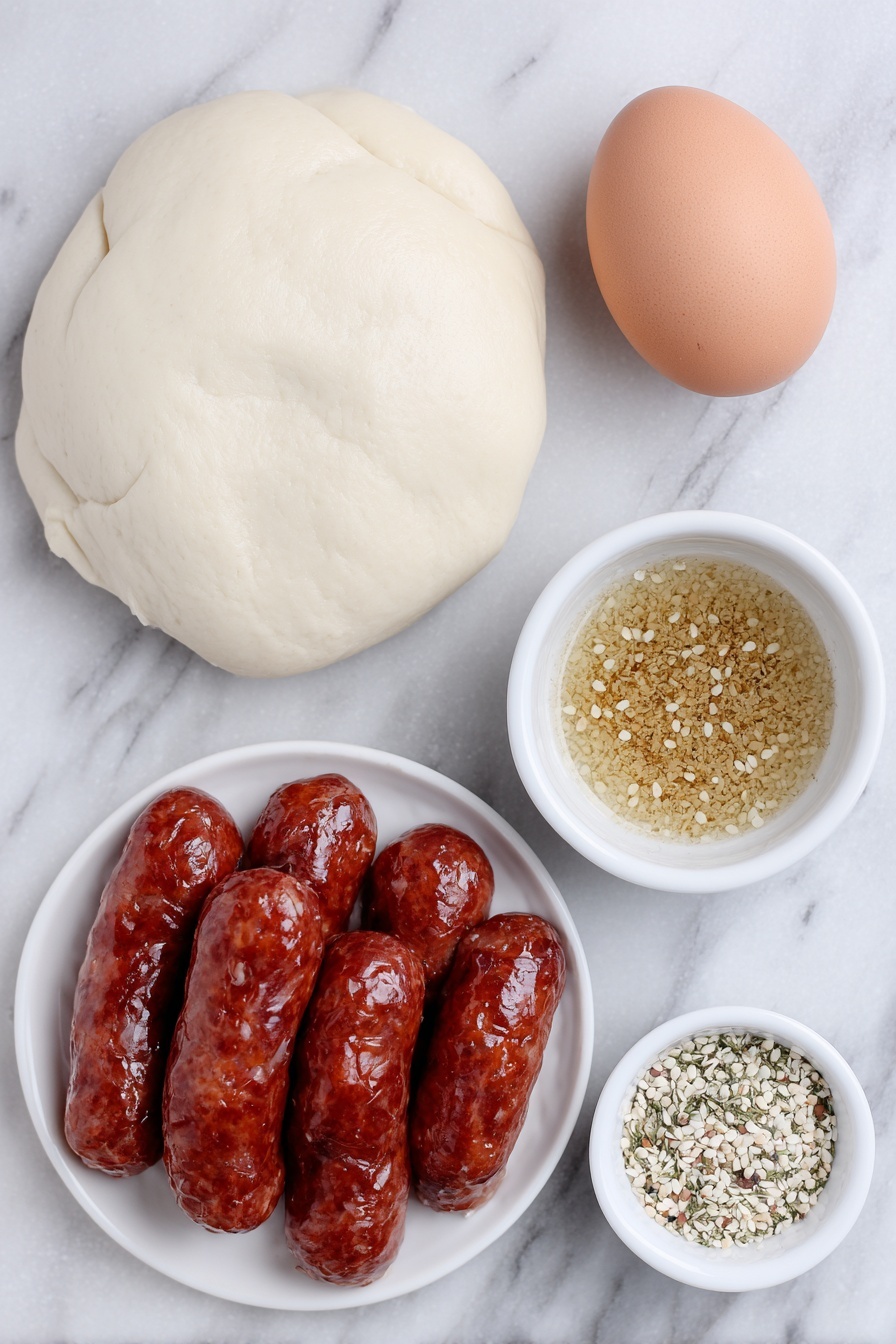 Sausage Pigs in a Blanket Recipe - Ingredients