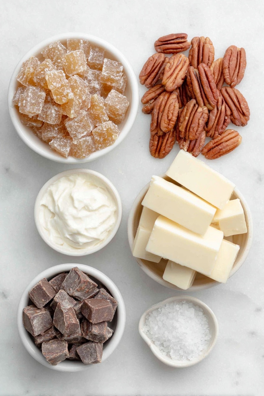 Turtle Brownies with Caramel and Pecans Recipe - Ingredients